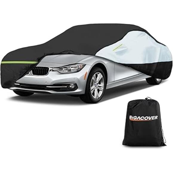 Universal Sedan Car Cover Fit for Mercedes-Benz C-Class, BMW 3 Series - Picture 7 of 7